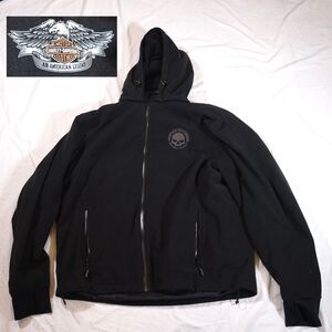 Harley-Davidson Men’s Cross Roads Waterproof Fleece Jacket XXL Willie G Skull